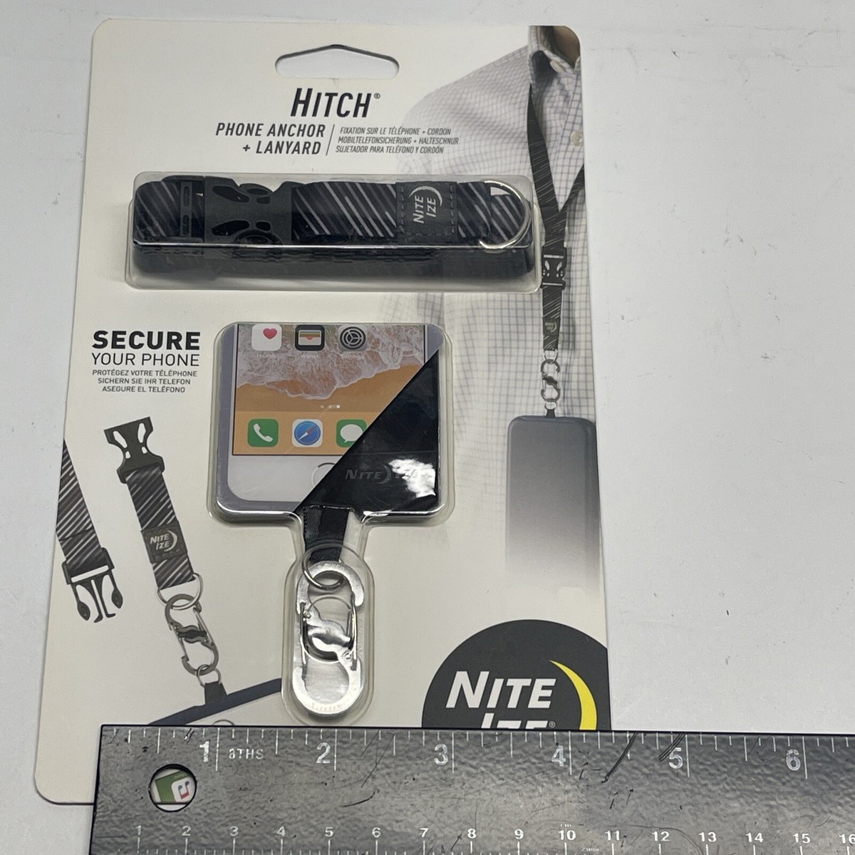Retractable Phone Tether Nite Ize Hitch Phone Anchor + Lanyard, Anti-Drop &  Security Tether For Smart Phones 0766226p Cell Phone Tether