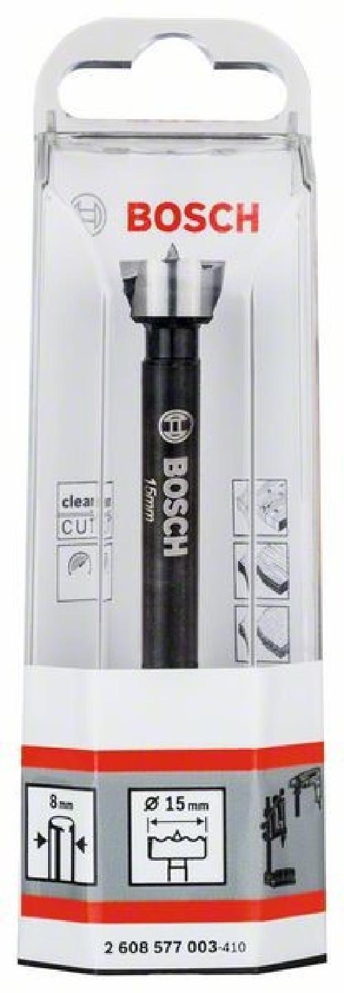 Punta Forstner da 15 mm 15 x 90 mm, d 8 mm, toothed-edge