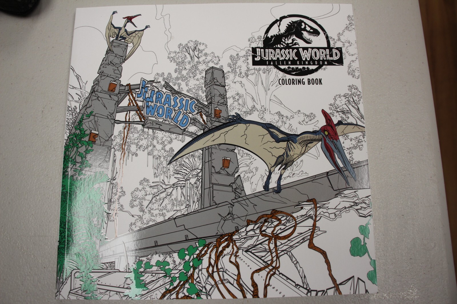 Jurassic World Adult Coloring Book by N. B. C. NBC Universal (2019 ...