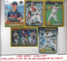 2023 Topps Pro Debut Insert Farm Fresh Futures JETT WILLIAMS #17 Mets