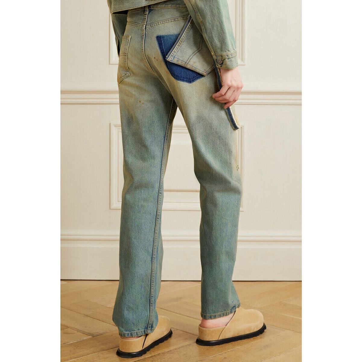 Maison Margiela Distressed High-Rise Straight-Leg Jeans - 40 Maison Margiela Distressed High-Rise Straight-Leg Jeans - 40