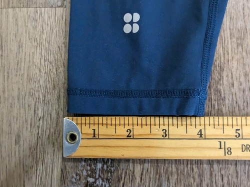 Sweaty Betty Leggings The Power 7/8 Running Training Athleisure Teal Blue Sz XS - Picture 9 of 9