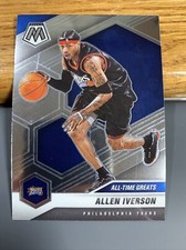 2020-21 Panini Mosaic Allen Iverson Base All-Time Greats #292 76ers
