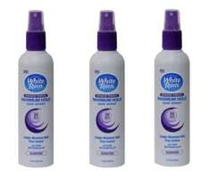 Lot of 3 White Rain Hair Spray Non-Aerosol Maximum Hold Scented 7 oz Each NEW