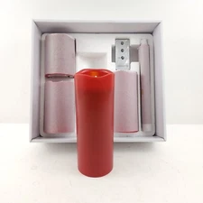 Home Reflections 6 Piece Ultimate Flameless Candle Set Red