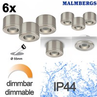 Led Spot 230V Dimmbar Aufputz Einbau Leuchte Strahler MöBeleinbau Leuchte Regal