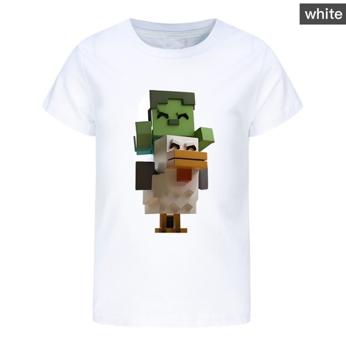 Unisex Kids Funny Chicken Jockey T-Shirt Gamer Chicken Ride GameS Girls Boys Top - Picture 49 of 53