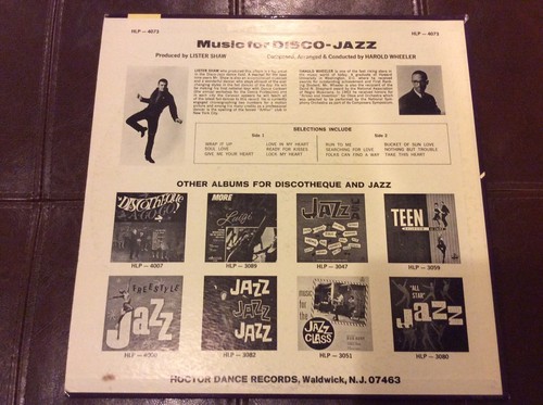 Jazz Disco Hoctor Records HLP 4073 lp - Picture 2 of 4