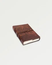 220 Pages Diary Handmade Leather Journal Tree Of Life Handmade Paper Embossed