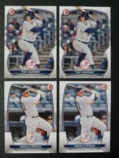 (4) 2023 Bowman Base Trey Sweeney RCs # BP-119,70 N.Y. Yankees