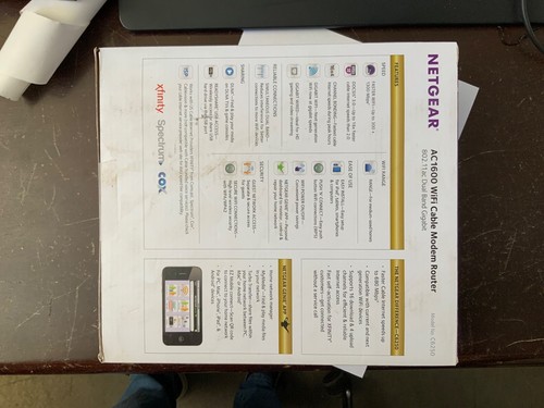AC 1600 WiFi Cable Modem Router Built-in DOCSIS 3.0 cable modem - Afbeelding 8 van 13