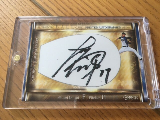 2013BBM Shohei Ohtani Nippon-Ham Fighters Not for Sale Promo Print Sign Rookie
