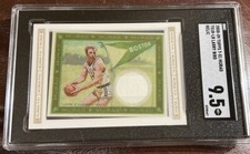 SGC 9.5 LARRY BIRD 2008-09 Topps Murad T-51 Game Worn Jersey Relic Celtics HOF