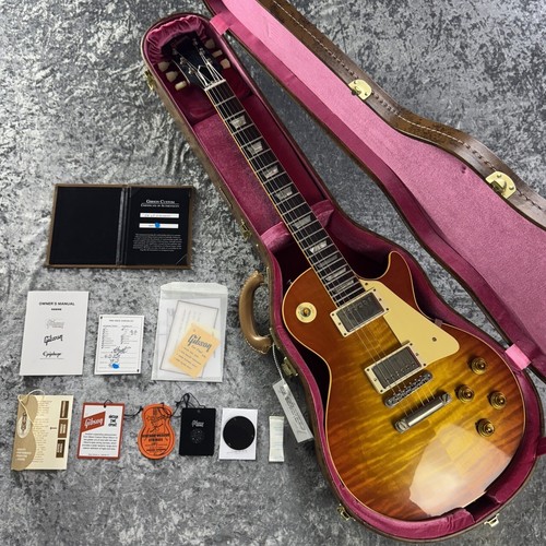 Gibson Custom Shop 1959 Les Paul Standard Reissue VOS Sunrise Tea Burst w/case - Picture 11 of 11