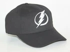 Tampa Bay Lightning Hat Cap Black Embroidered Logo Sport-Tek New NHL Hockey