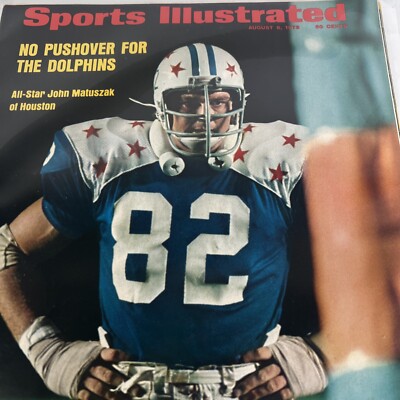 August 6, 1973 John Matuszak Houston Oilers Football Sports