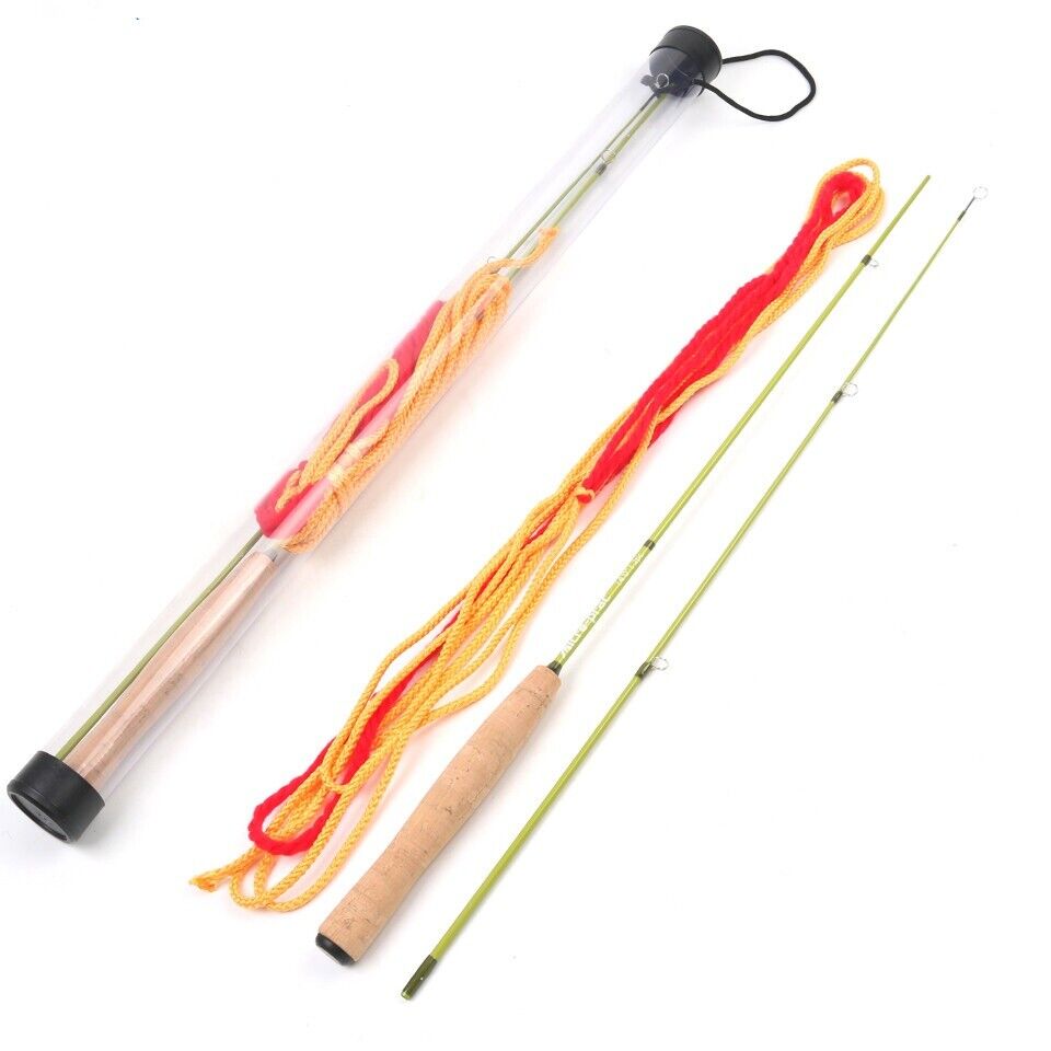 Practice Fly Fishing Kit Cast Practice Fly Fishing Rod 4ft/4.3ft