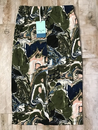Rachel Comey Target skirt multi-color abstract marbled print midi Med STRETCH - Picture 5 of 5