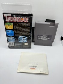 Thundercade (Nintendo NES, 1989) CIB Complete Rare Near Mint In Cello!