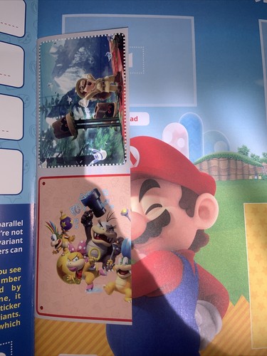 Panini Super Mario Playtime 36 Sealed PacketsEdition Empty Album - Picture 2 of 3
