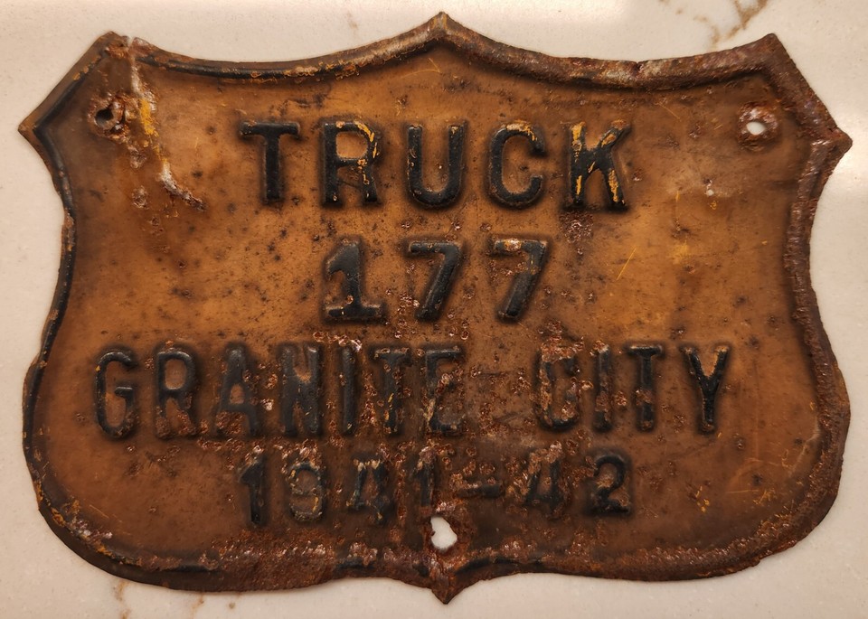 194142 Granite City, IL Illinois Truck License Plate or Tax Tag? eBay