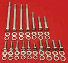 BUICK WATER PUMP TIMING COVER BOLTS KIT STAINLESS HEX 3.8 231 4.1L 252 NON-TURBO