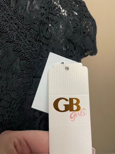 GB Girls Size 8. Student Beautiful Lace Covered Pantsuit. Size 8. - Picture 9 of 9