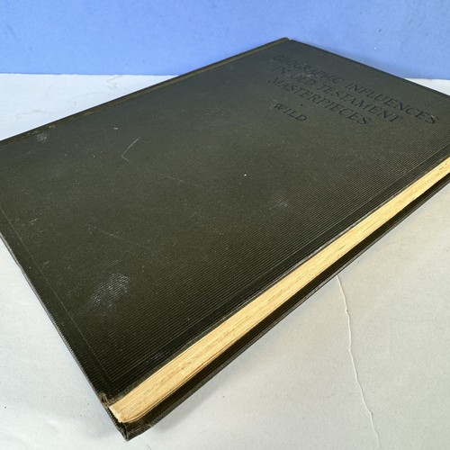 Rare Antique Book GEOGRAPHIC INFLUENCE IN OLD TESTAMENT MASTERPIECES 1915 HC - Picture 11 of 13