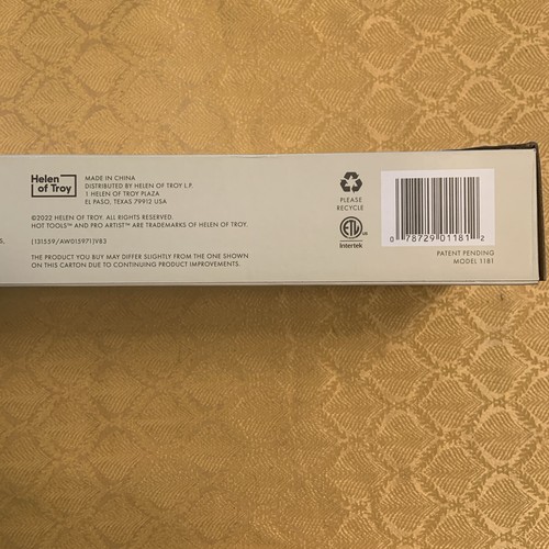 HOT TOOLS Pro Artist 24K ferro arricciacapelli/parete lunga durata ricci definiti 1" - Foto 6 di 7