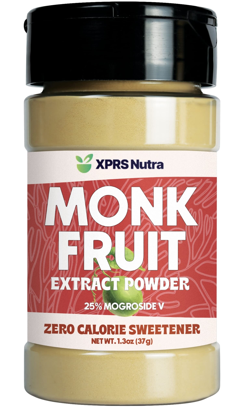 Monk Fruit Extract Powder - 1.3 Ounces of Premium 25% Mogroside Monk Fruit Sw...