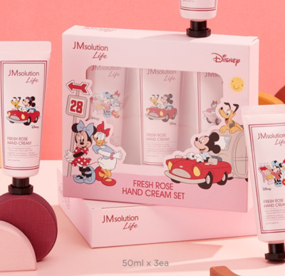 JMsolution Cute Disney Fresh Rose Handcreme 1 SET Korea Beauty Kosmetik Kbeauty