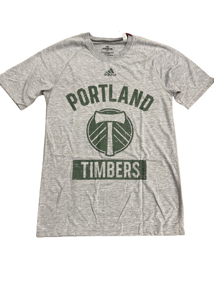 Футболка Adidas MLS Portland Timbers S/S Ultimate Серый/зеленый DH0148 