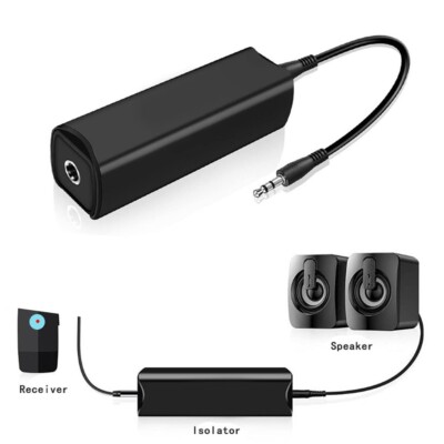 Kompakter und effektiver Ground Loop Noise Isolator f��r Auto- und Heim-Audiosys