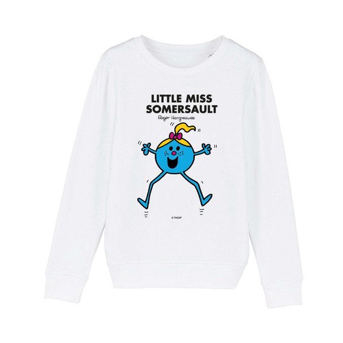 Mr Men Sweatshirt Little Miss Somersault Long Sleeve Kids Unisex Jumper Pullover - Picture 14 of 16
