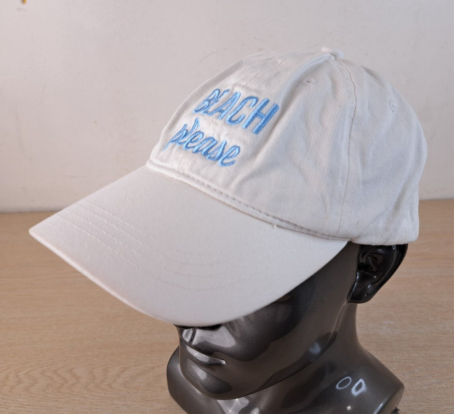 BEACH PLEASE ADJUSTABLE STRAPBACK BASEBALL HAT/CA… - image 3