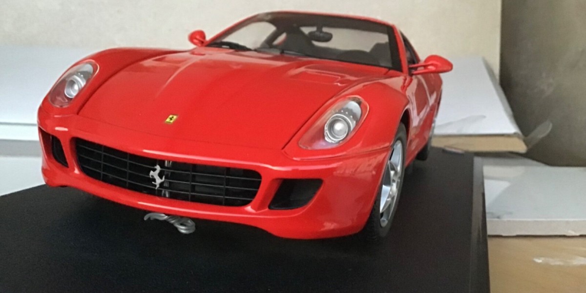 1/18 Hot Wheels , Ferrari, 599 GTB Fionano, red , mint!!! | eBay