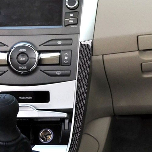80Pcs Real Carbon Fiber Kits Full Interior Trim Cover For Toyota Corolla 2007-13 - Picture 10 of 18