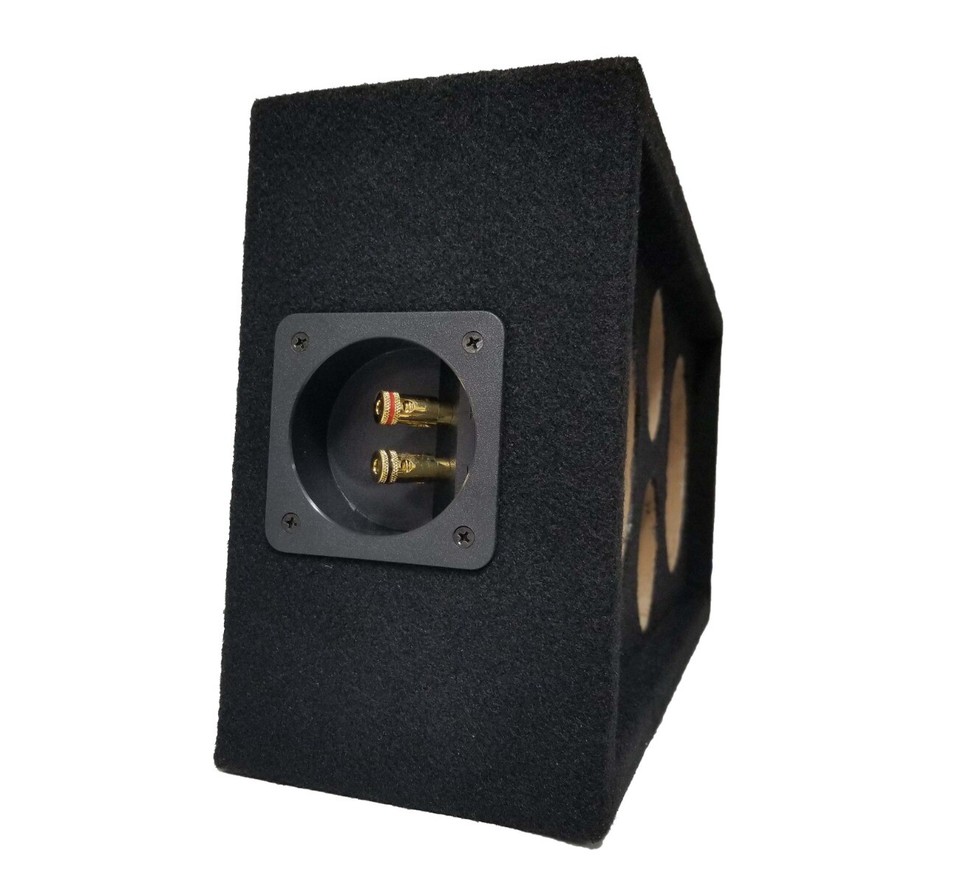 Speaker Pod Enclosure Box Carpeted MDF fits 6