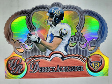 Derrick Alexander 1997 Crown Royale #10 GOLD Holofoil Parallel Baltimore Ravens