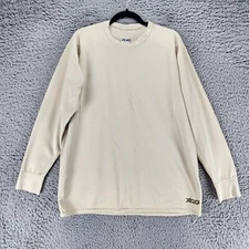 XGO Shirt Mens XL Tan Crew Neck Long Sleeve Tee *GUC*