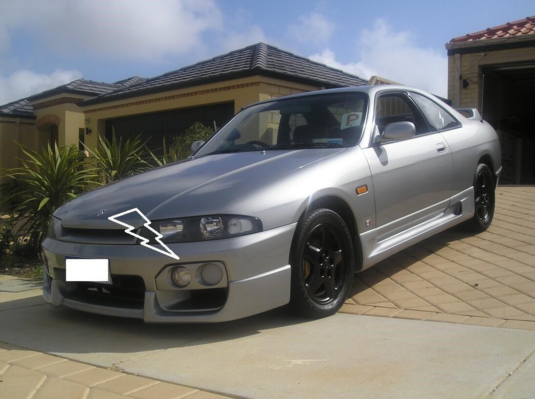 NISSAN R33 FOG LH 日産 フォグ 左 ニッサン 日産 R33 未使用NISSAN