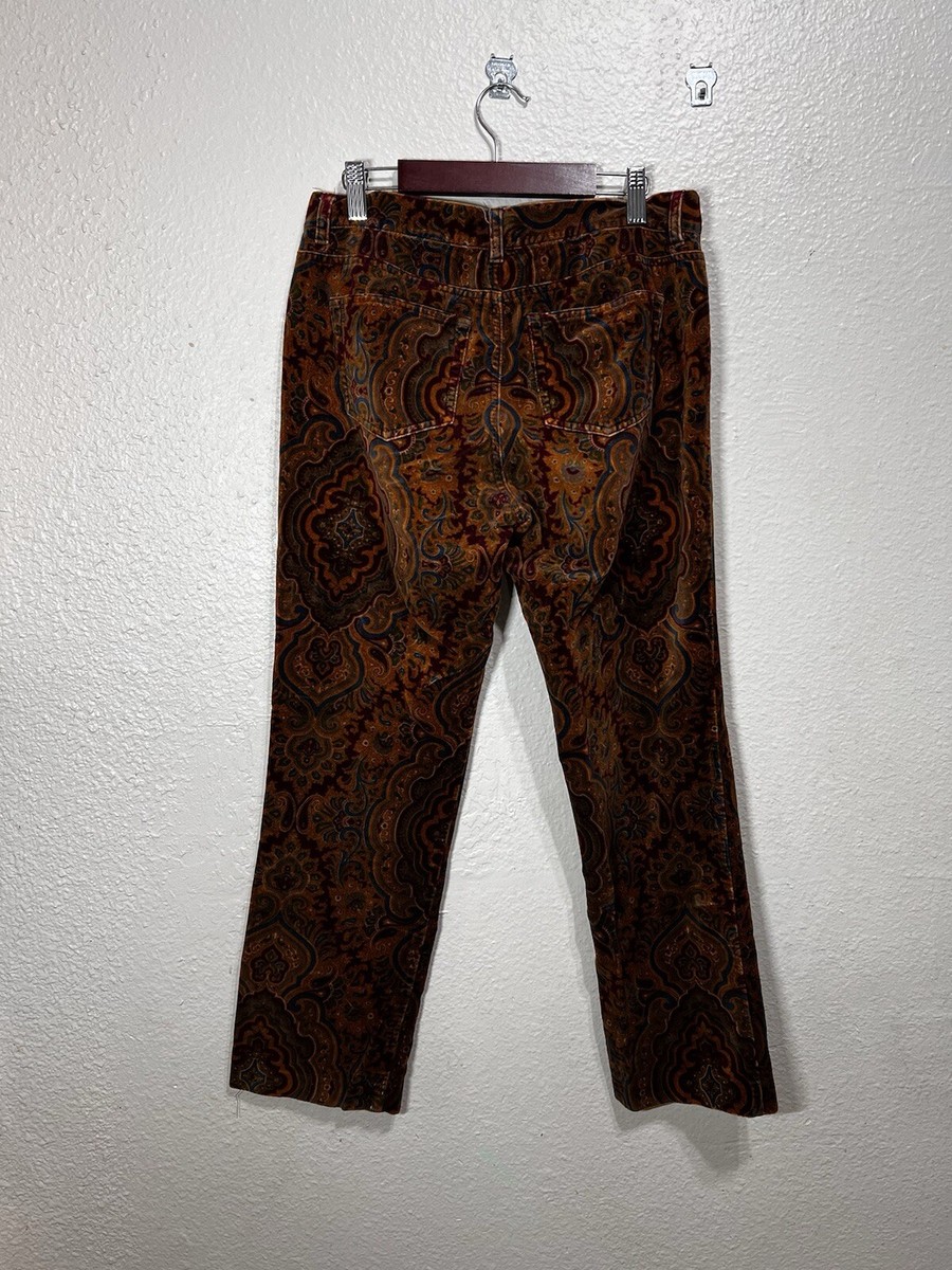 Women's Lauren Ralph Lauren Velvet Paisley High Rise