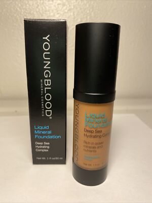 Liquid Mineral Foundation Barbados by Youngblood for Women - 1 oz Foundation
