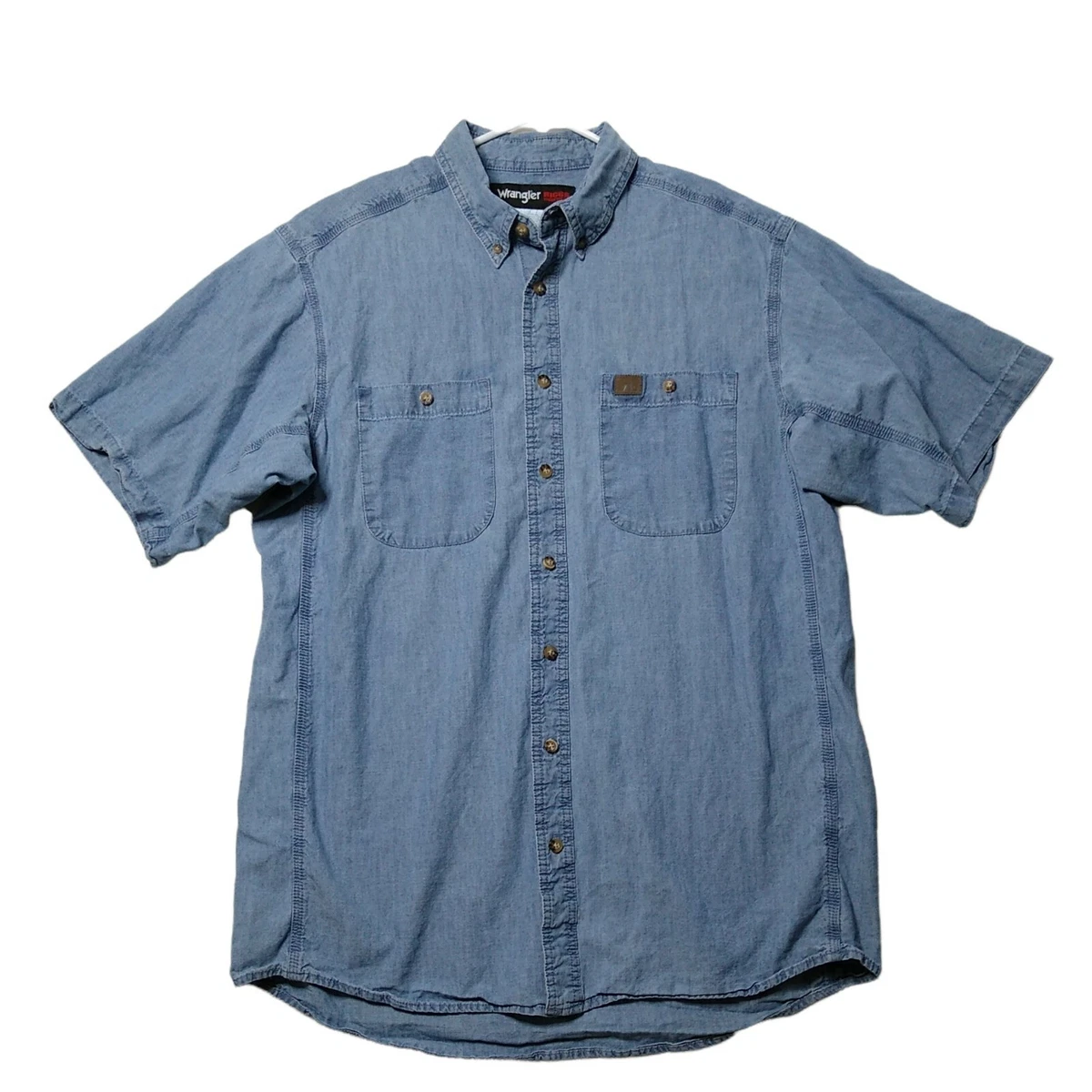 wrangler riggs short sleeve shirts
