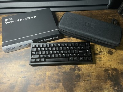 QK65 Custom Keyboard bundle + GMK wob katakana