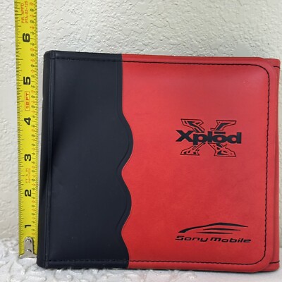Vintage Sony Xplode Music 8 Disc CD Holder Travel Carrying Case
