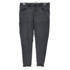 Betabrand Womens Jeggings Gray Stretch Charcoal Wash Pull On Mid Rise Petites PM