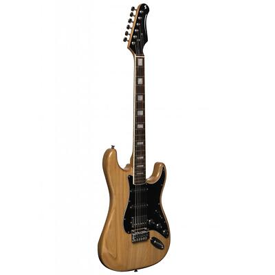 Stagg SES-60 NAT Natural Vintage Series E-Gitarre
