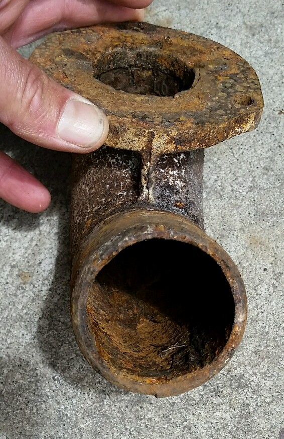 OMC 311553 OEM 120 Exhaust Manifold Elbow Pipe adapter original