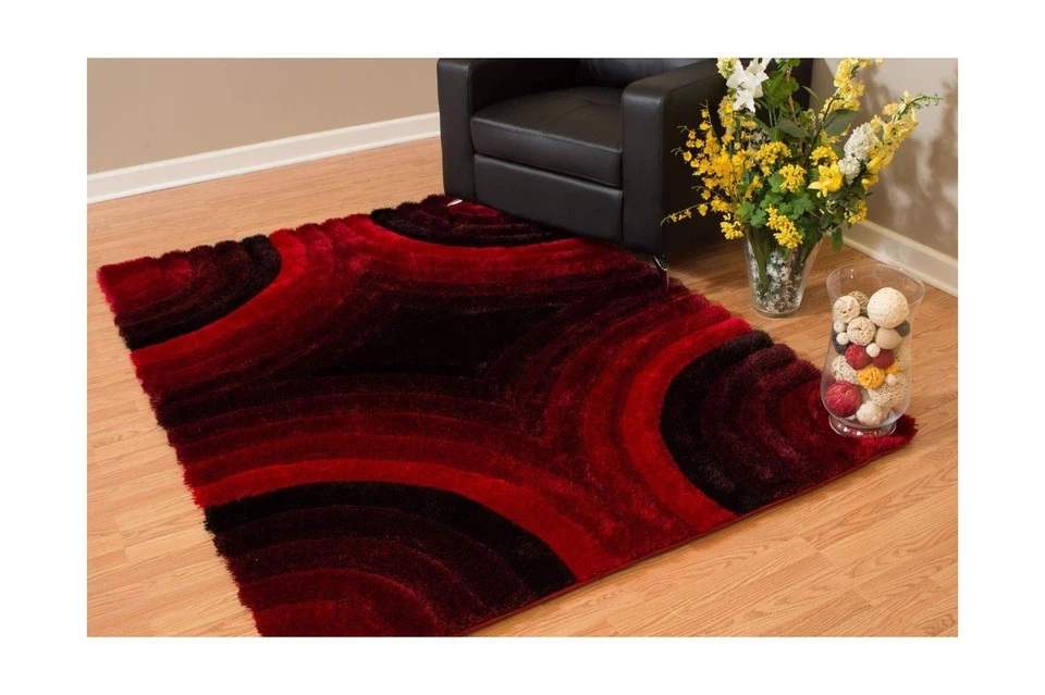 United Weavers of America Finesse Astral 5'3" x 7'2" Rug, Red 5'3" x 7'2" - Image 2 of 4